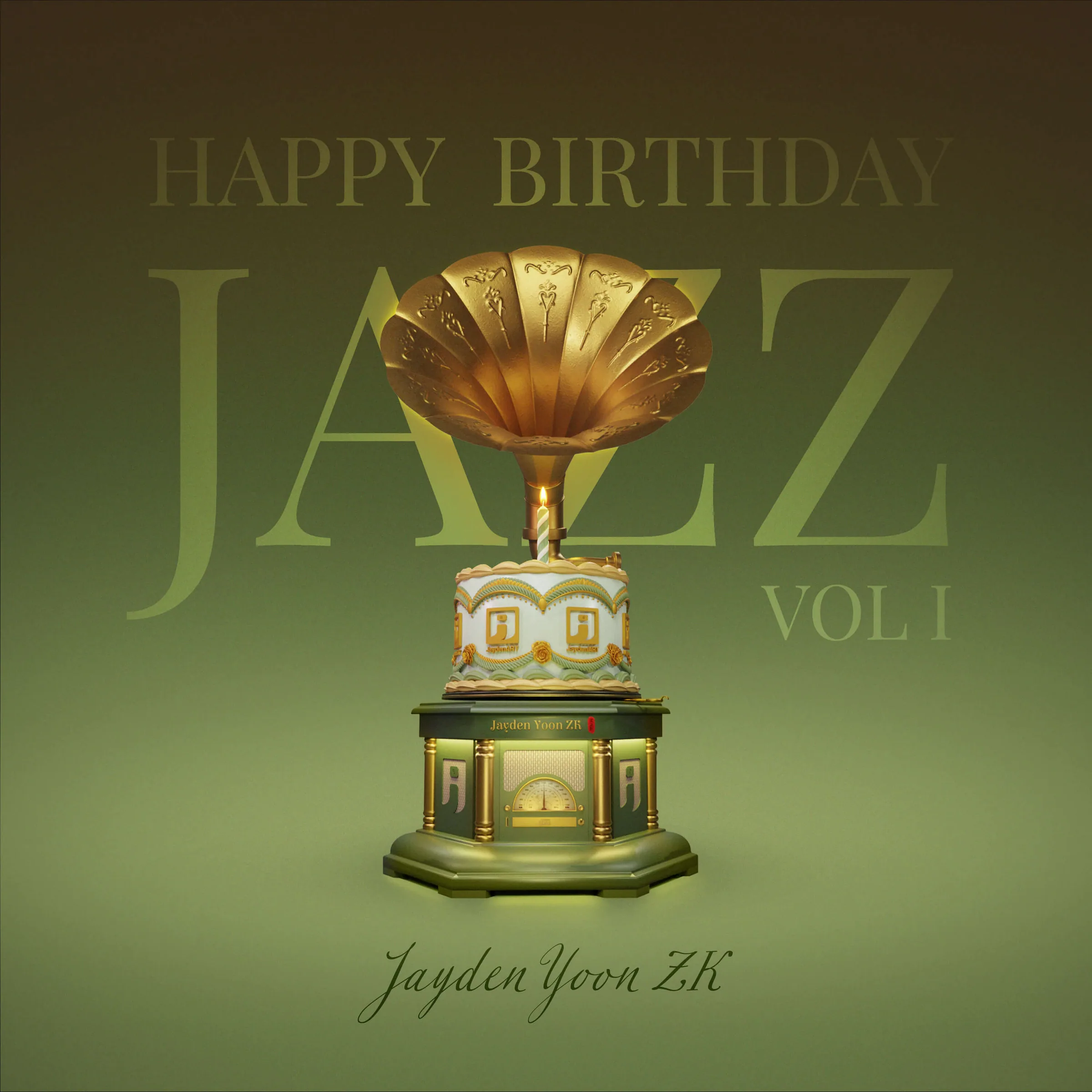 Happy Birthday Jazz (Vol. 1), cover art