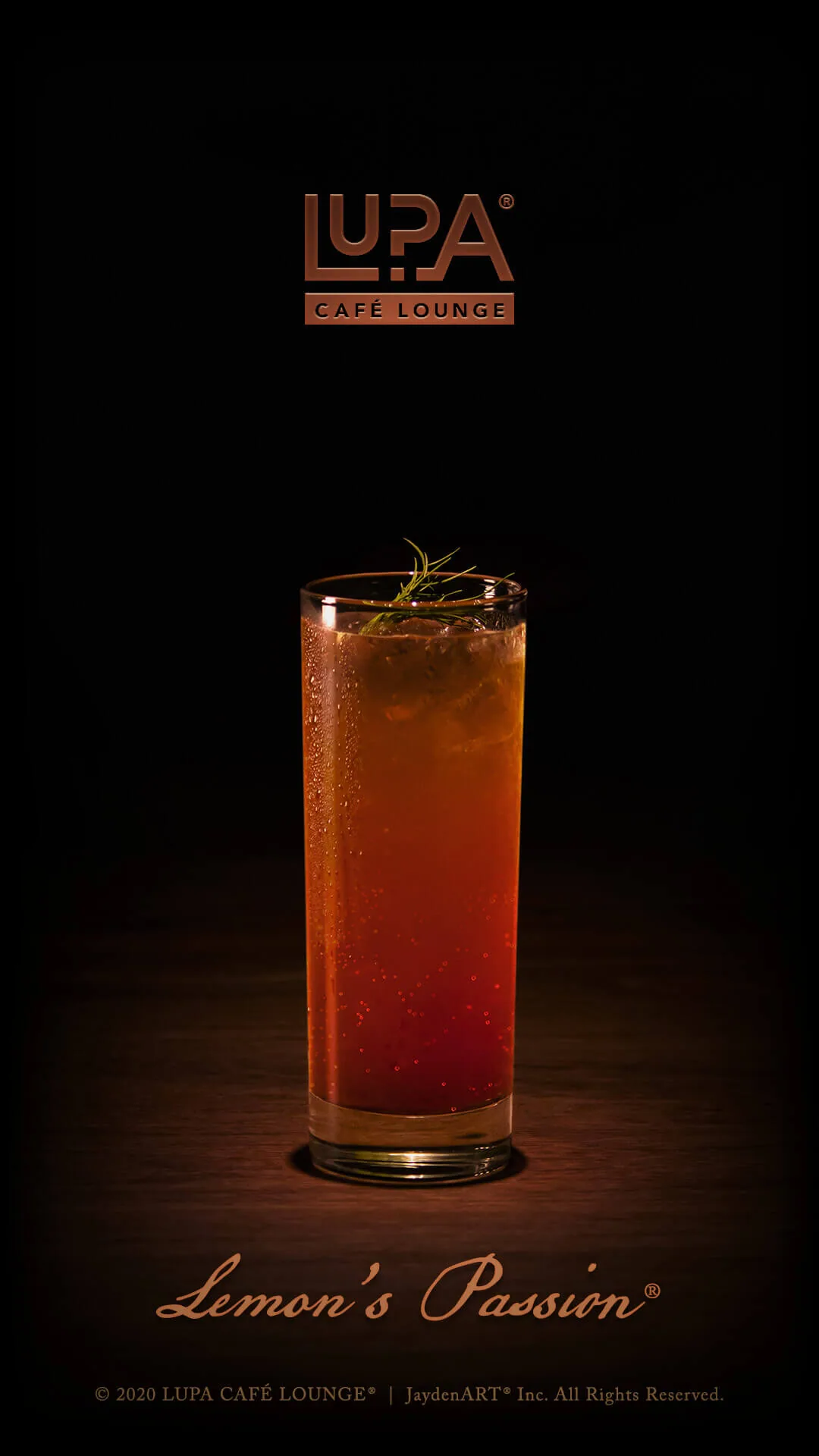 LUPA CAFÉ LOUNGE: Digital Menu, photograph