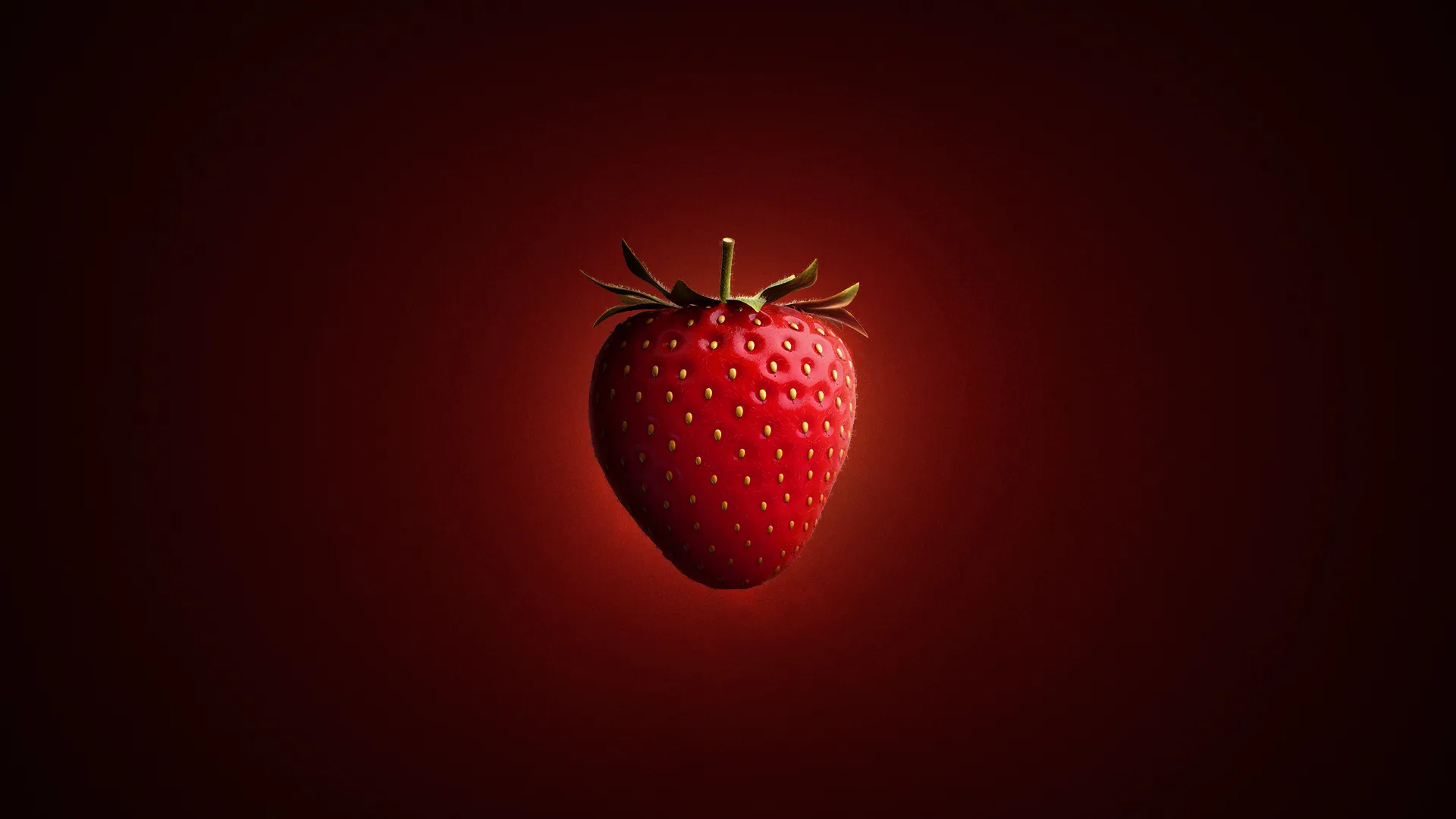 The Strawberry, 3D artwork